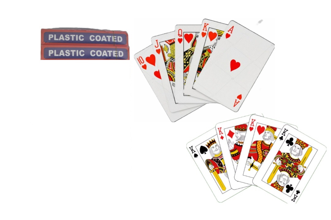 Cartas De Poker Mazo Naipes X2 Rojo Y Negro