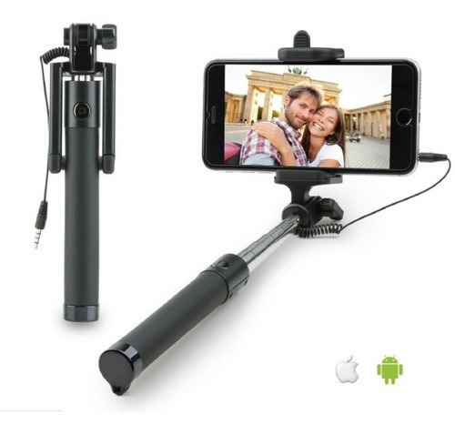 Brazo Para Selfie Con Conexion 3.5mm Negro