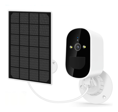 Camara Solar Inteligente Wifi Tarjeta De Memoria 1080p