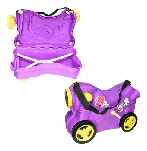 Moto Valija Infantil 48x35x23cm.violeta