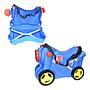 Moto Valija Infantil 48x35x23cm. Azul